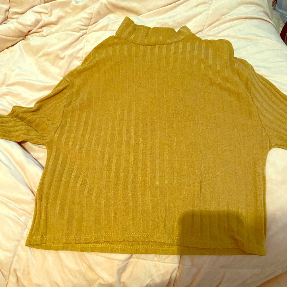 Long sleeve crop top